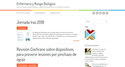 Desktop Screenshot of enfermeriayriesgobiologico.org