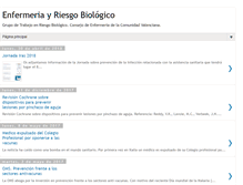 Tablet Screenshot of enfermeriayriesgobiologico.org